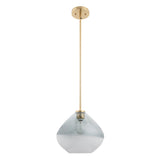Pheobe 1-light Modern Handblown Glass Island Pendant Light-Parc Decor