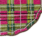 Preppy Plaid Holiday Placemat-Parc Decor