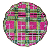 Preppy Plaid Holiday Placemat-Parc Decor