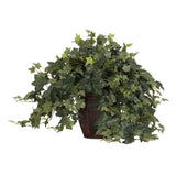 Puff Ivy w/Decorative Vase Silk Plant-Parc Decor