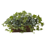 Puff Ivy w/Ledge Basket-Parc Decor