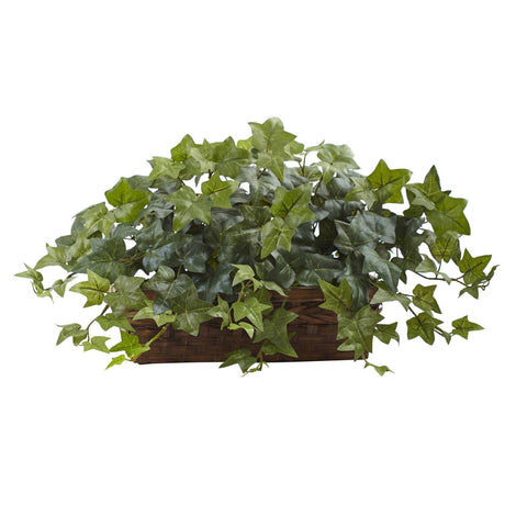 Puff Ivy w/Ledge Basket-Parc Decor