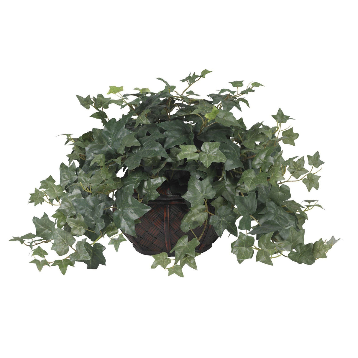 Puff Ivy w/Vase Silk Plant-Parc Decor