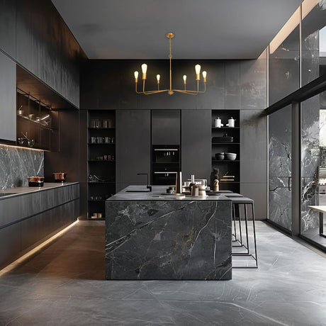 Radiant 6-Light Industrial Traditional Dimmable Chandelier-Parc Decor