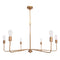 Radiant 6-Light Industrial Traditional Dimmable Chandelier-Parc Decor