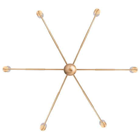 Radiant 6-Light Industrial Traditional Dimmable Chandelier-Parc Decor