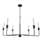 Radiant 6-Light Industrial Traditional Dimmable Chandelier-Parc Decor