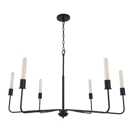 Radiant 6-Light Industrial Traditional Dimmable Chandelier-Parc Decor