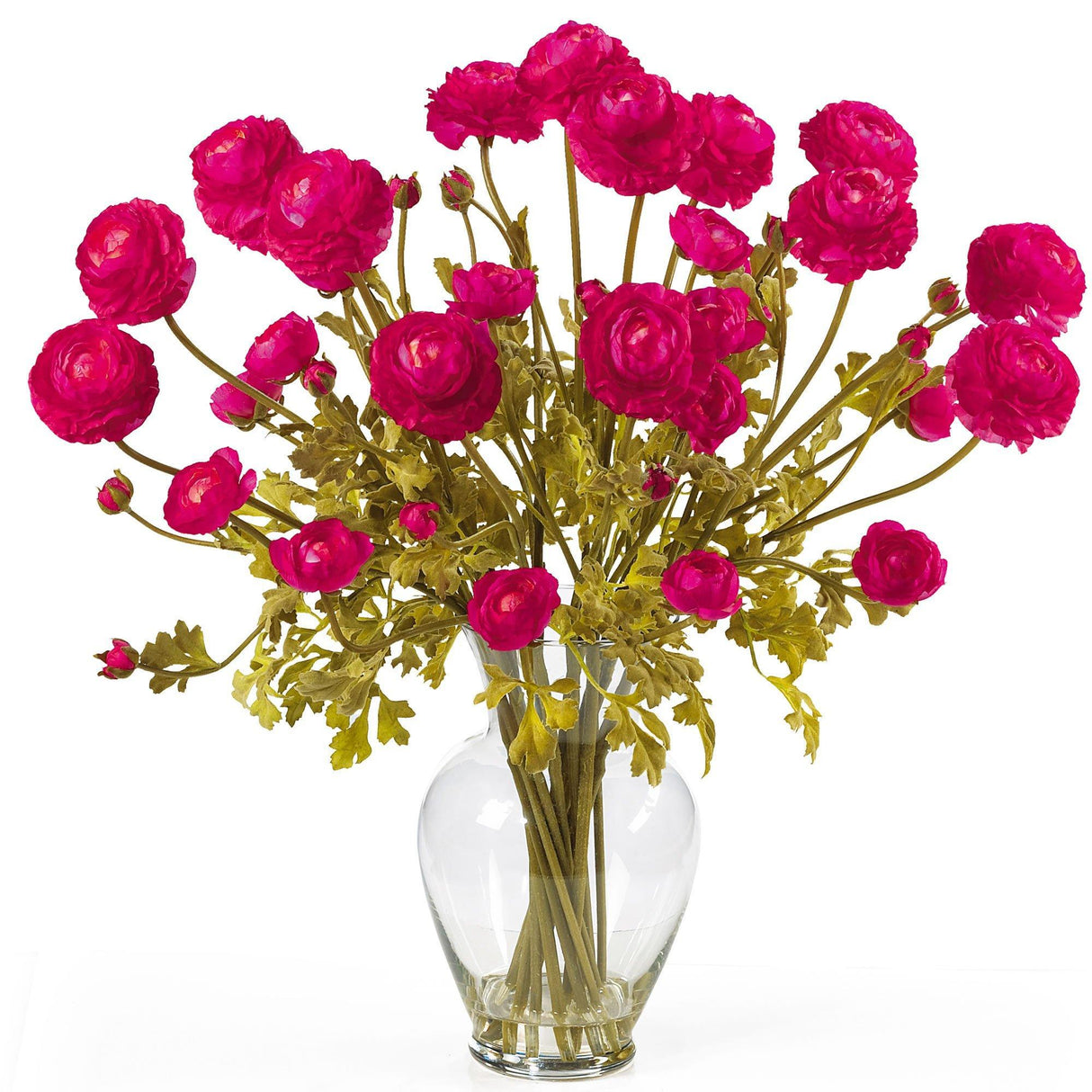 Ranunculus Liquid Illusion Silk Flower Arrangement-Parc Decor