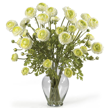 Ranunculus Liquid Illusion Silk Flower Arrangement-Parc Decor