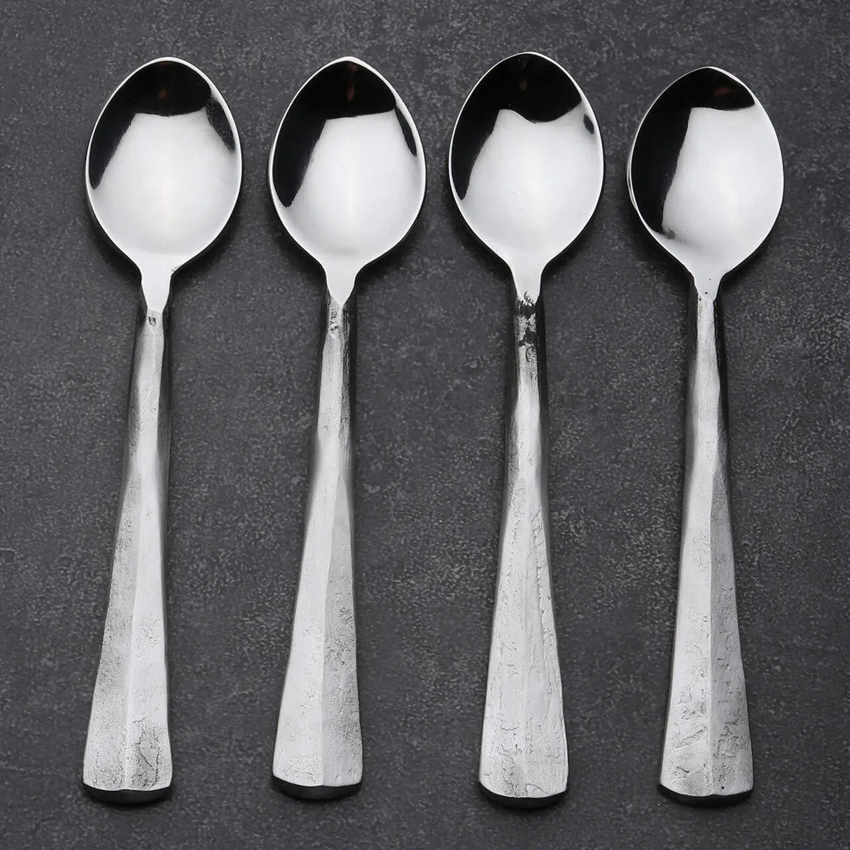 Ridge Coffee/Demitasse Spoon Set-Parc Decor