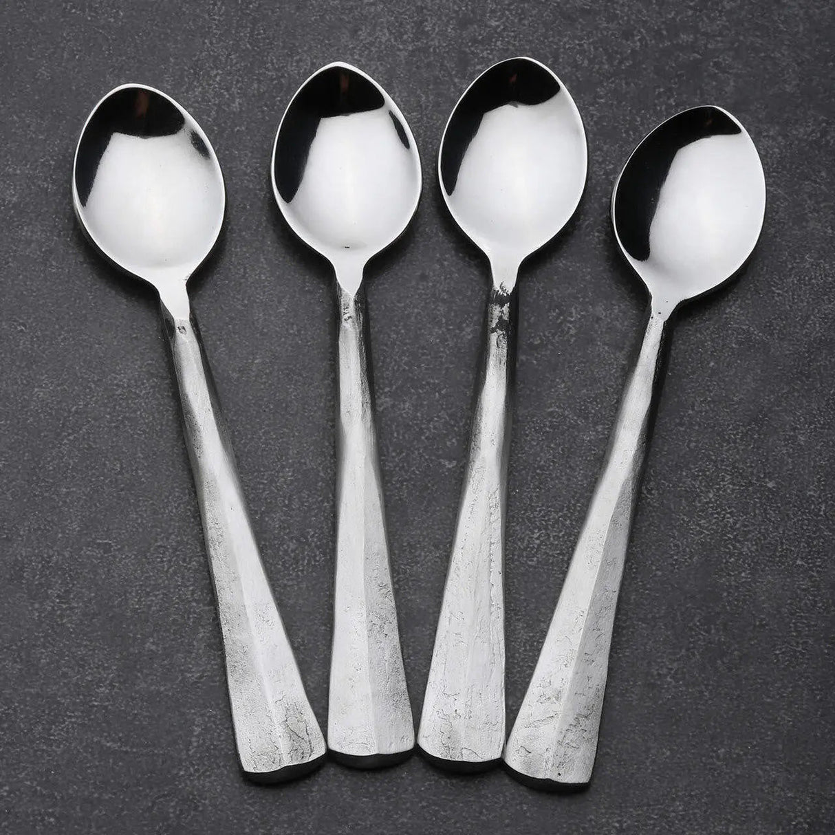 Ridge Coffee/Demitasse Spoon Set-Parc Decor