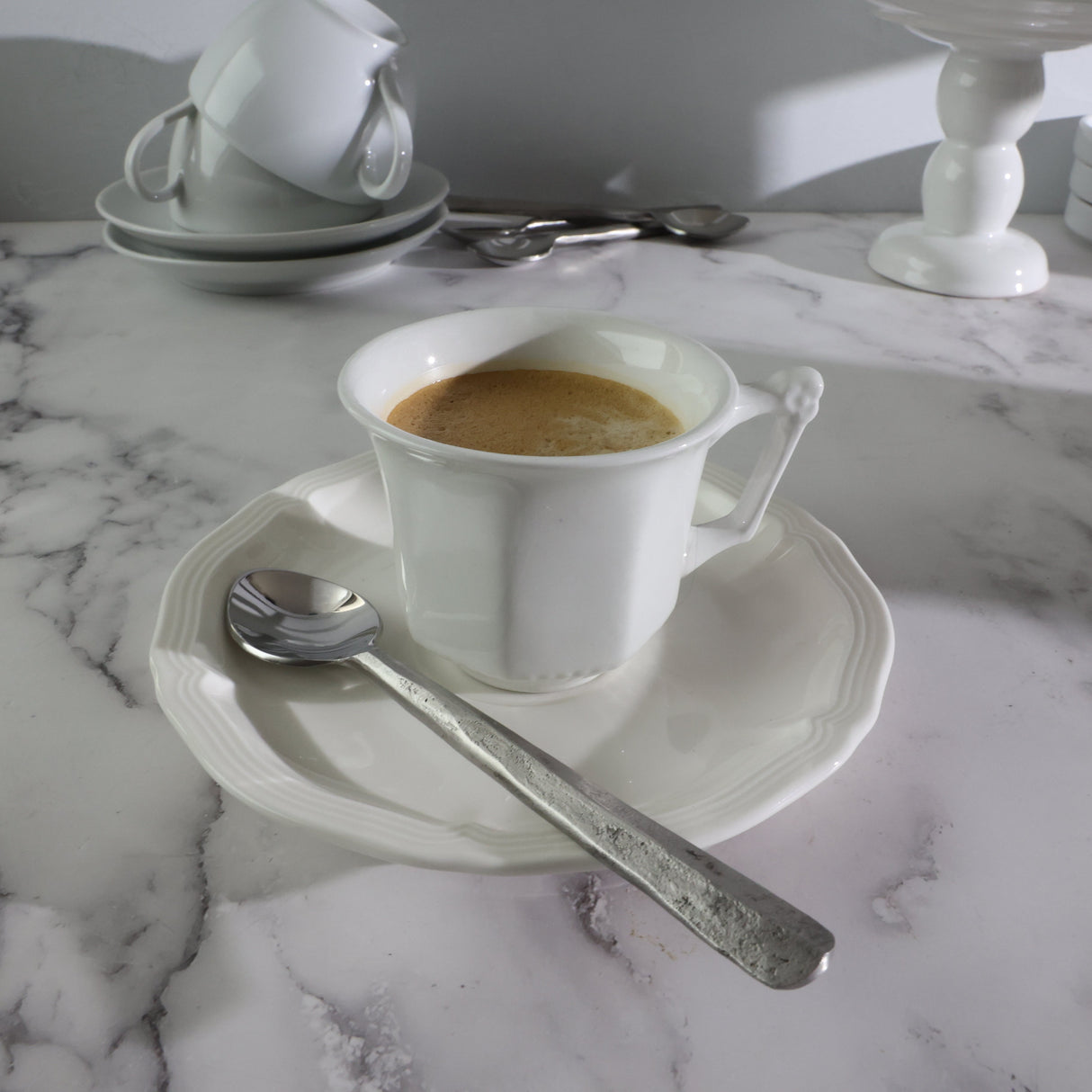 Ridge Coffee/Demitasse Spoon Set-Parc Decor