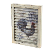 Rooster Window Shutter Wall Decor-Parc Decor