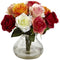 Rose Arrangement w/Vase-Parc Decor