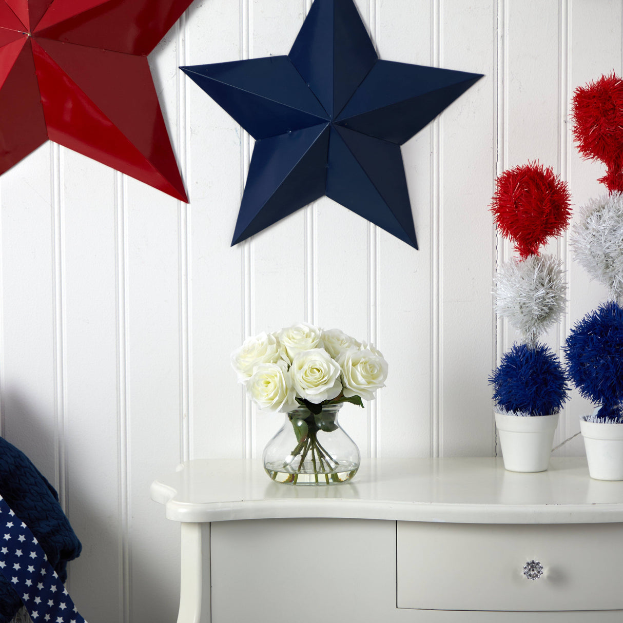 Rose Arrangement w/Vase-Parc Decor