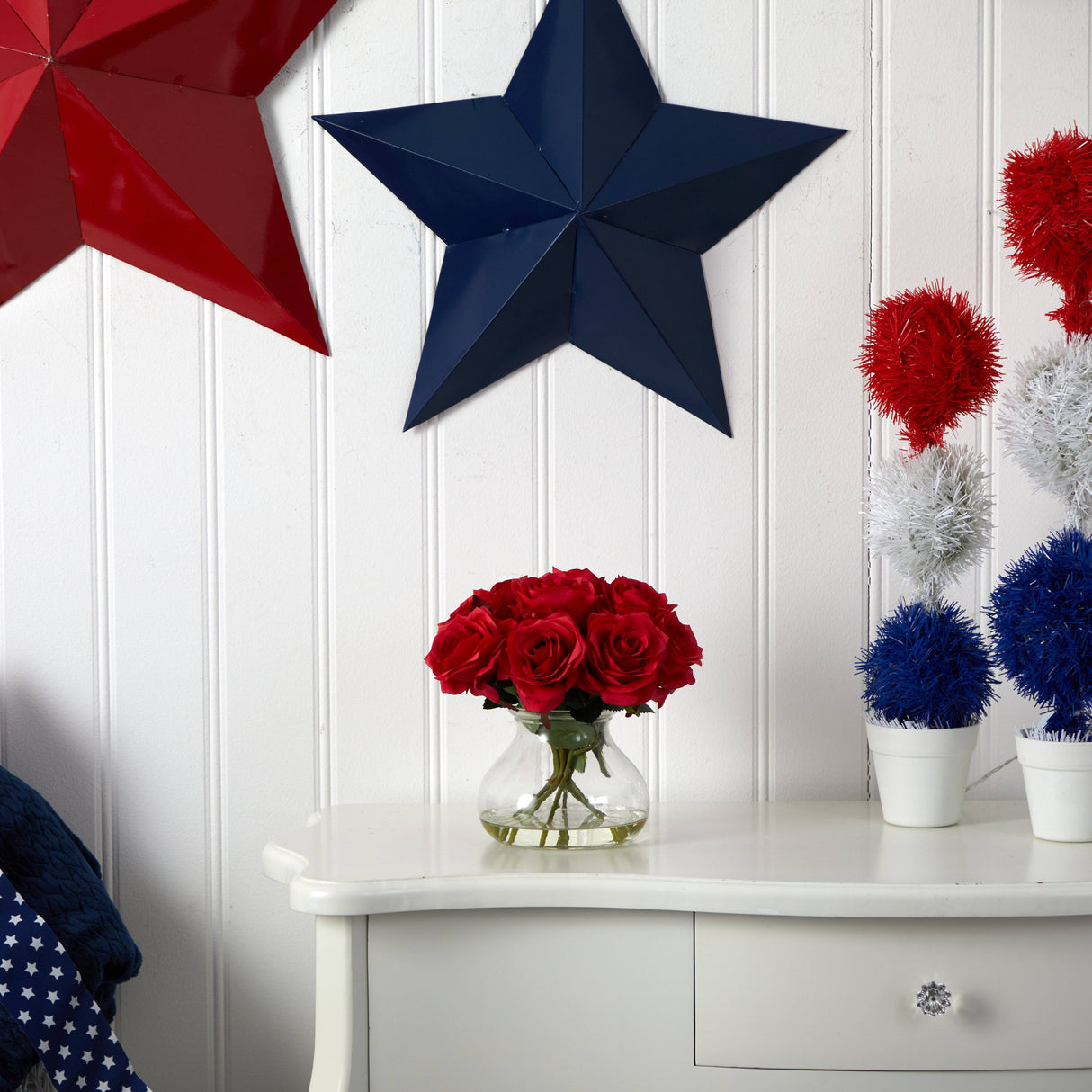 Rose Arrangement w/Vase-Parc Decor