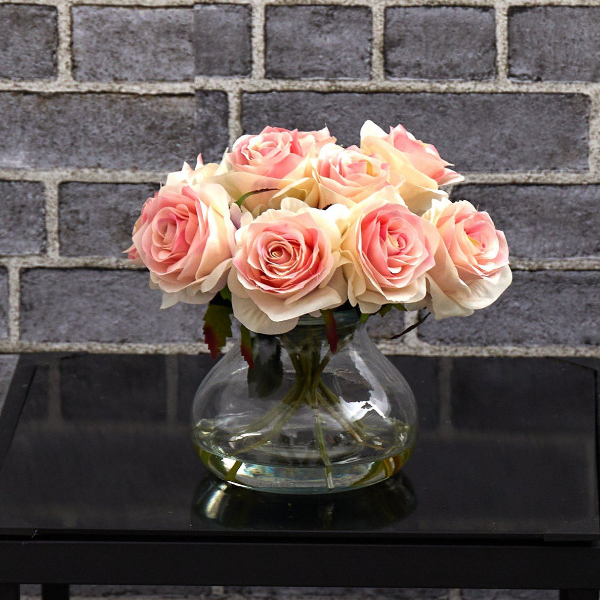 Rose Arrangement w/Vase-Parc Decor