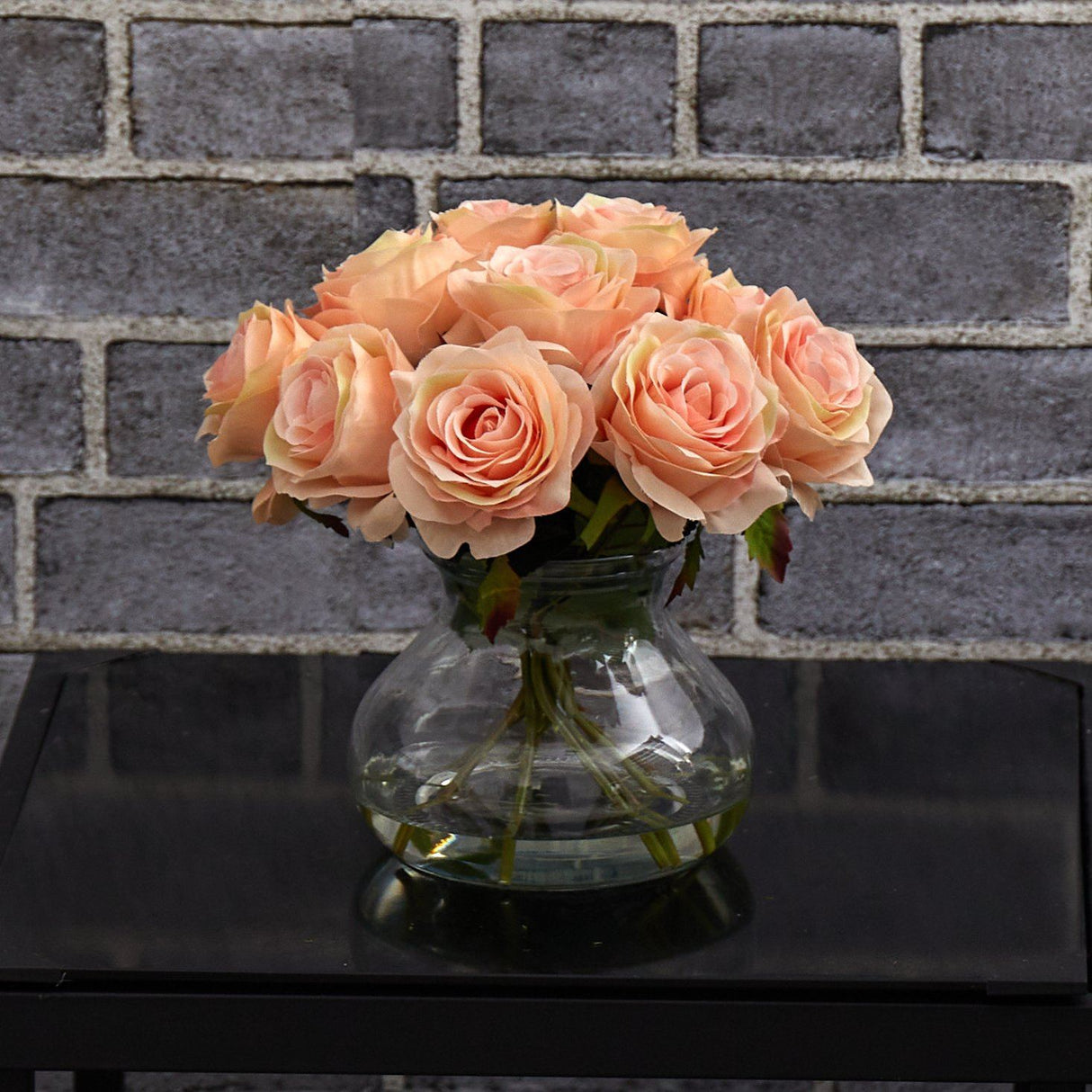 Rose Arrangement w/Vase-Parc Decor
