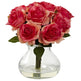 Rose Arrangement w/Vase-Parc Decor