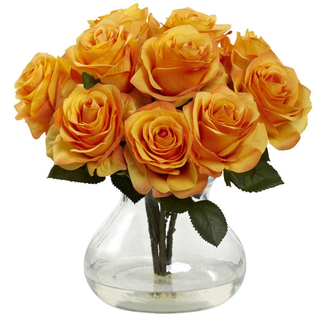 Rose Arrangement w/Vase-Parc Decor