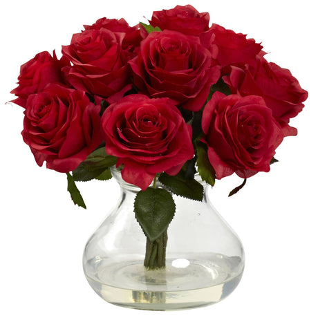 Rose Arrangement w/Vase-Parc Decor