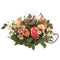 Rose Candelabrum Silk Flower Arrangement-Parc Decor