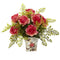 Rose & Maiden Hair w/Floral Planter-Parc Decor