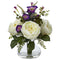 Rose and Morning Glory Arrangement with Vase-Parc Decor