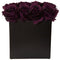 Roses Arrangement in Black Vase-Parc Decor