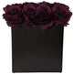 Roses Arrangement in Black Vase-Parc Decor