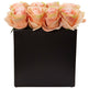 Roses Arrangement in Black Vase-Parc Decor