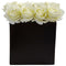 Roses Arrangement in Black Vase-Parc Decor