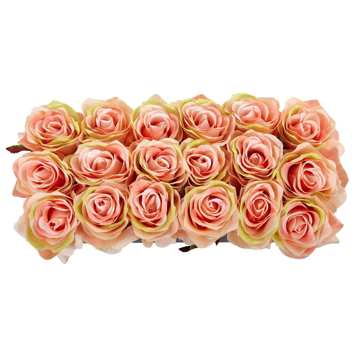 Roses in Rectangular Planter-Parc Decor