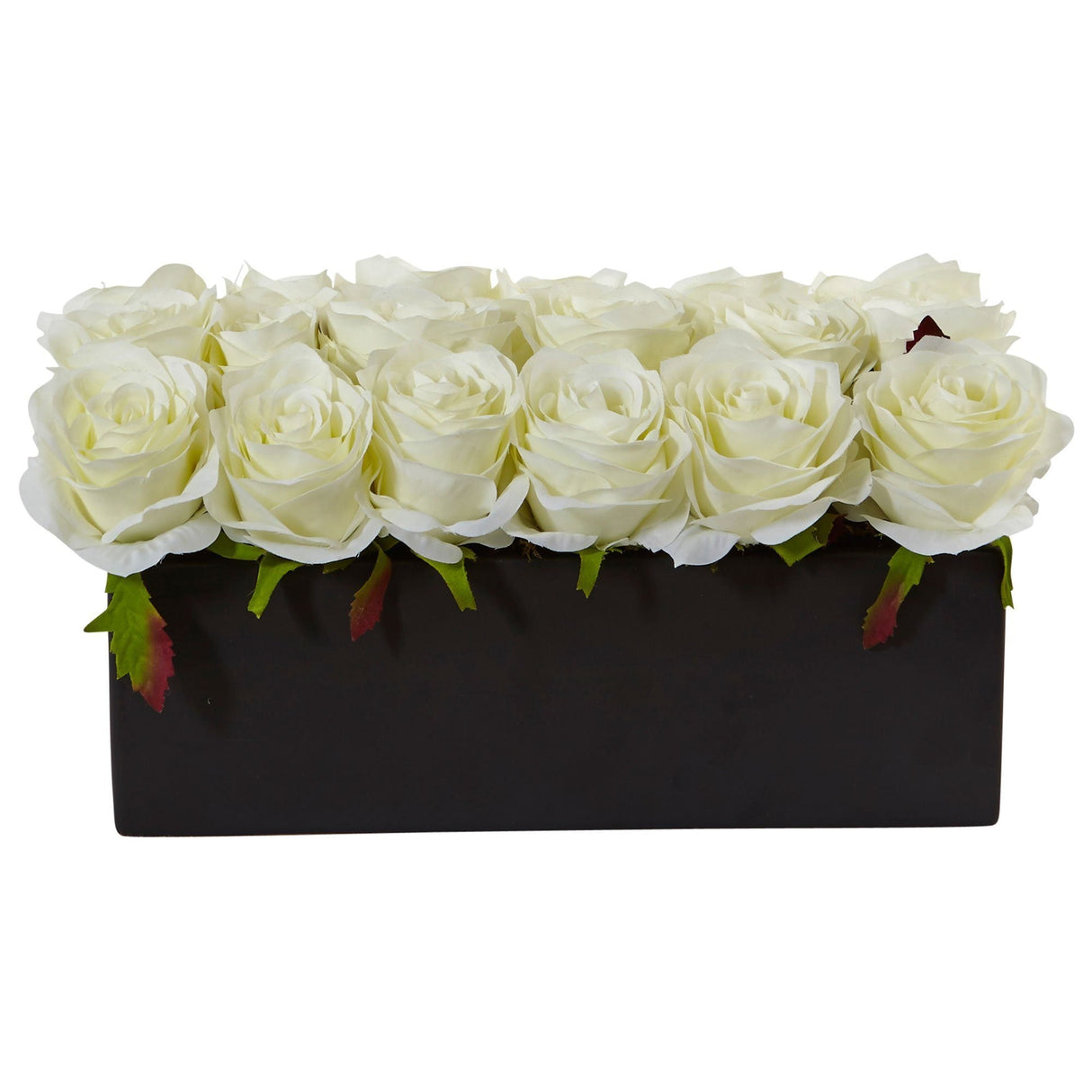 Roses in Rectangular Planter-Parc Decor