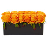 Roses in Rectangular Planter-Parc Decor