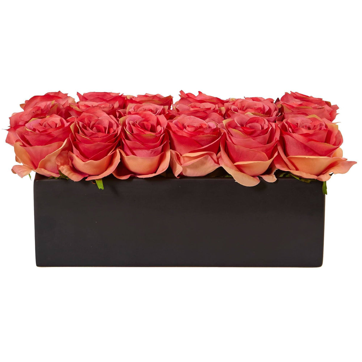 Roses in Rectangular Planter-Parc Decor