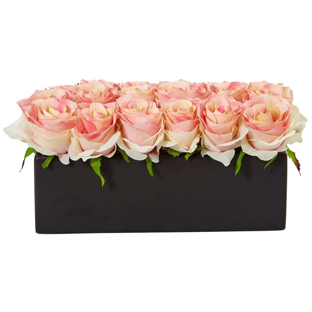 Roses in Rectangular Planter-Parc Decor