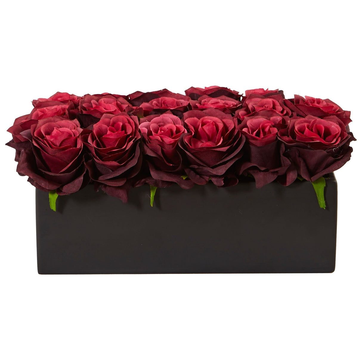 Roses in Rectangular Planter-Parc Decor