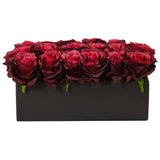 Roses in Rectangular Planter-Parc Decor