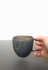 Rust Stoneware Coffee Mug-Parc Decor