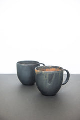 Rust Stoneware Coffee Mug-Parc Decor