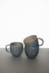 Rust Stoneware Coffee Mug-Parc Decor