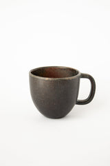 Rust Stoneware Coffee Mug-Parc Decor