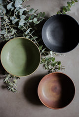 Rust Stoneware Mini Bowl-Parc Decor