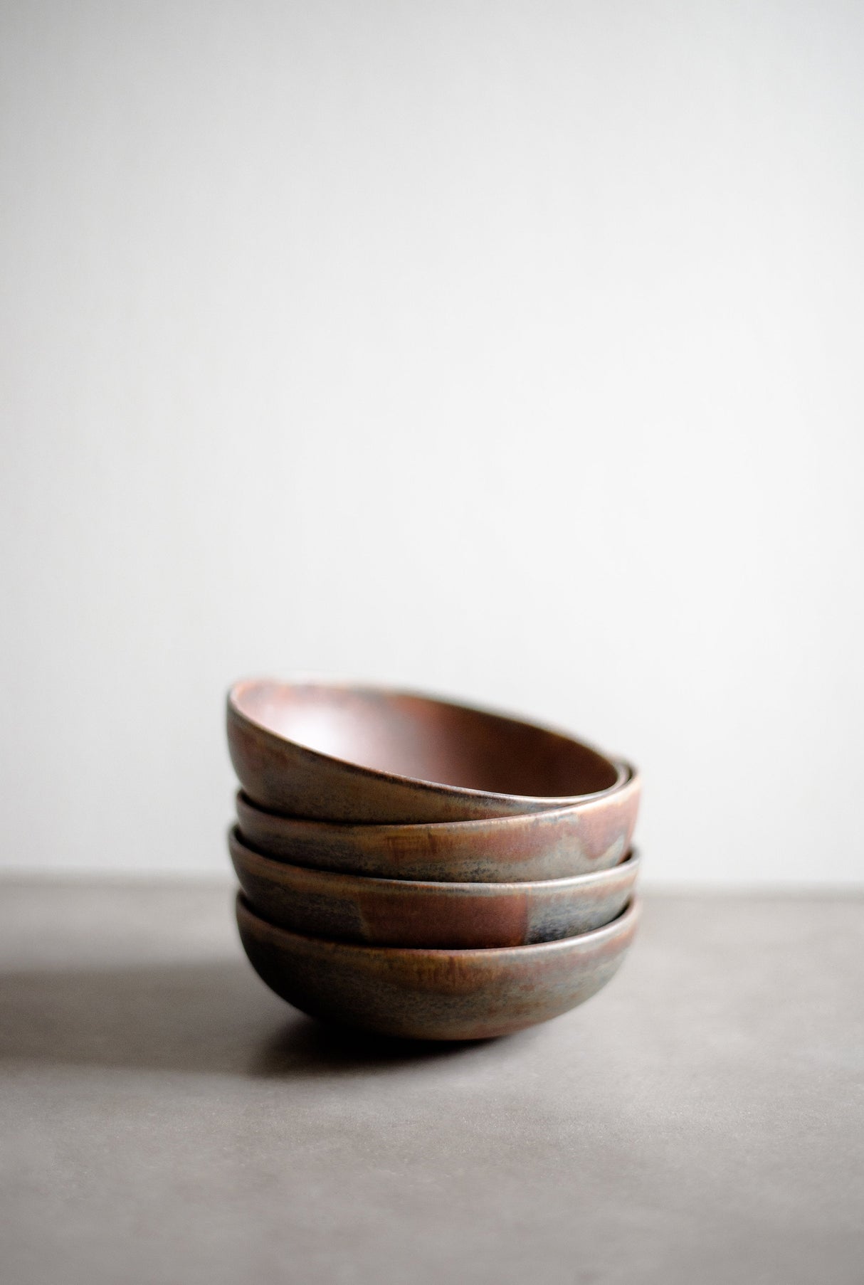 Rust Stoneware Mini Bowl-Parc Decor