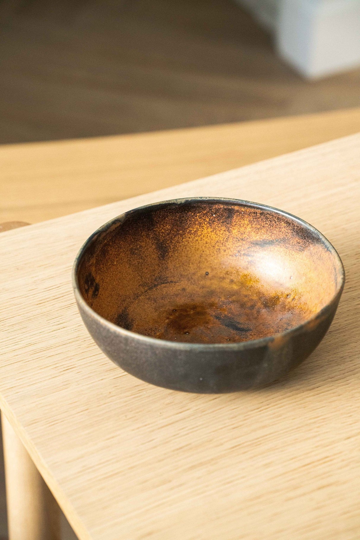 Rust Stoneware Nesting Bowl Set-Parc Decor