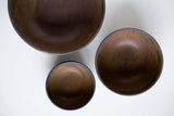Rust Stoneware Nesting Bowl Set-Parc Decor