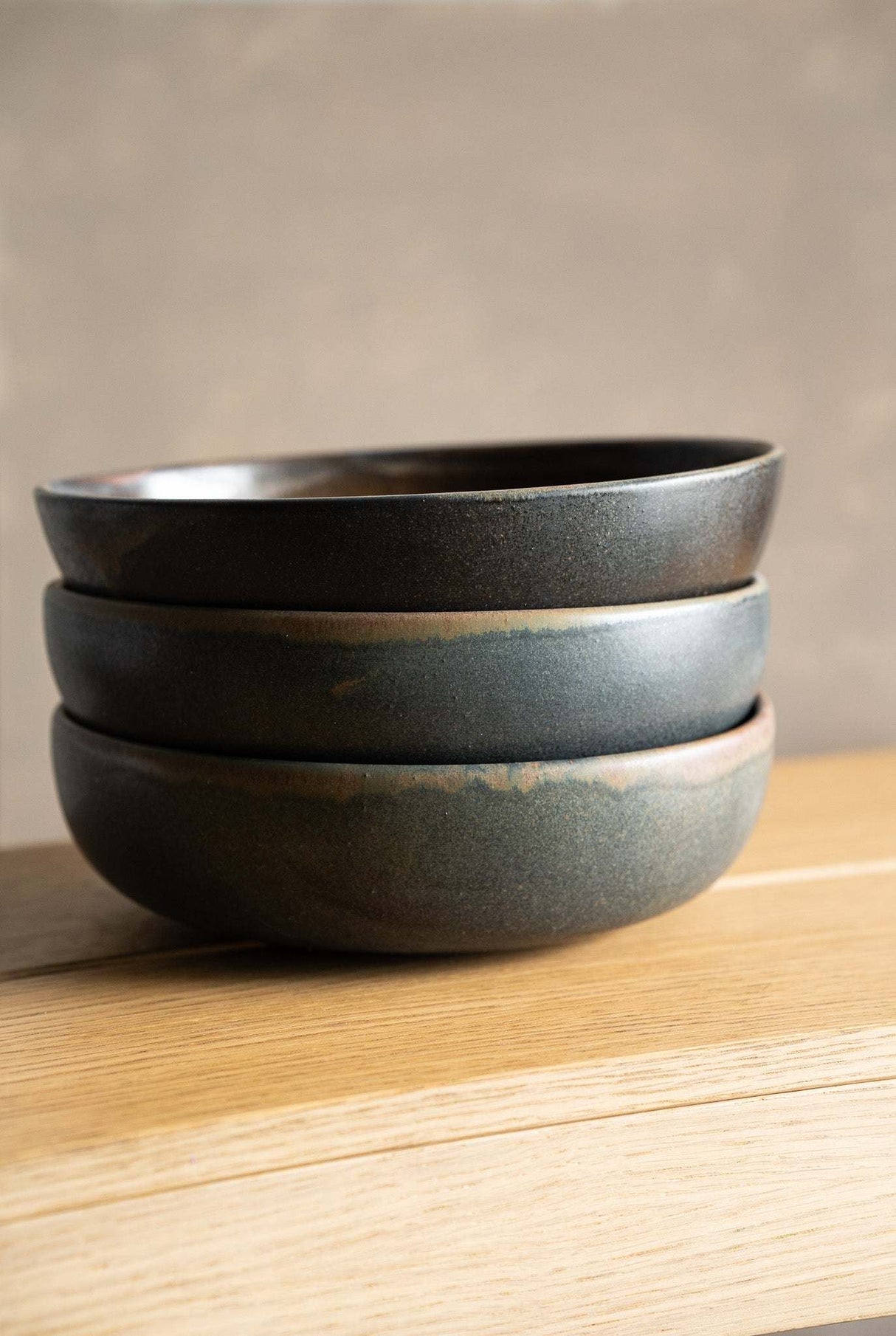 Rust Stoneware Pasta Bowl-Parc Decor