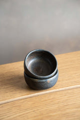 Rust Stoneware Pinch Bowl-Parc Decor